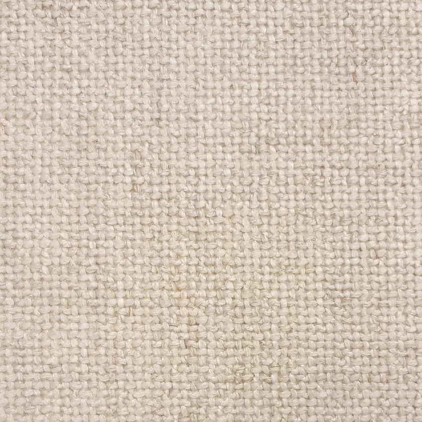 square swatch of the 'Canvas' fabric, showing a tight weave in a dark cream colour