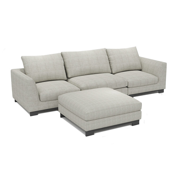 Easytime 294cm Straight Modular Sofa with Ottoman