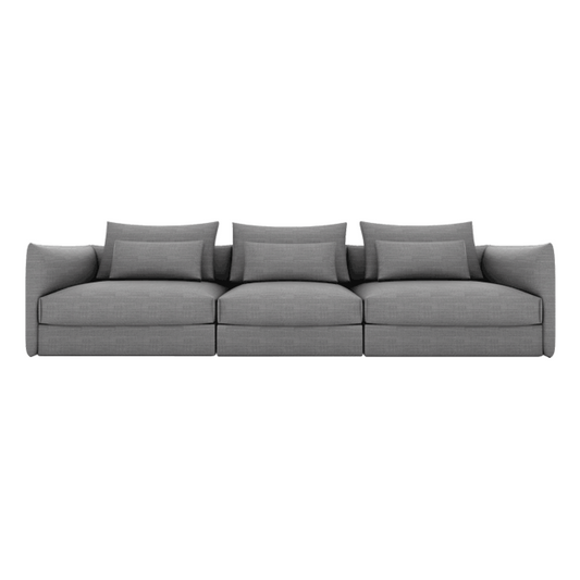 The Era Modular Straight Sofa in  'Granite' Fabric 