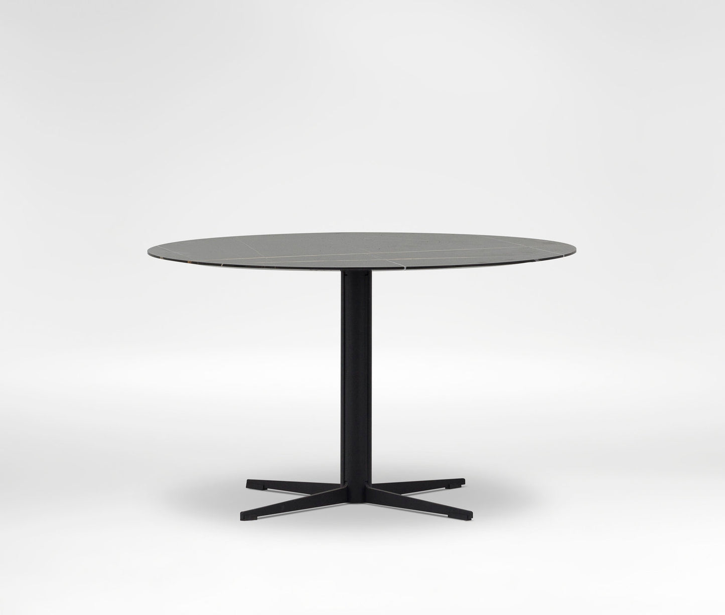 Vary 100cm Round Marble Dining Table