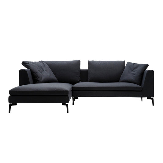 Alison Plus L-Shape corner Sofa with Eclipse colour fabric