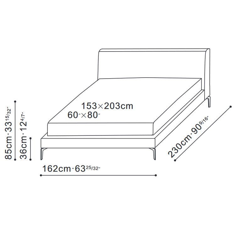 Alison King Bed