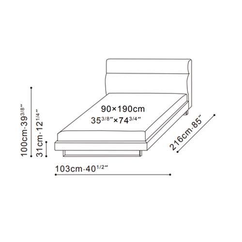 Amor Single Bed