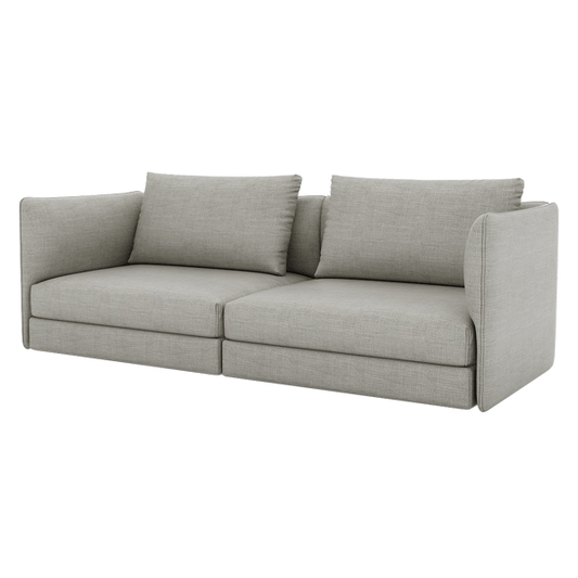 Bloom Two-Seat Straight Sofa showing with 2 cushions