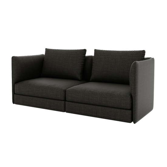 Bloom Small Two-Seat Straight Sofa showing with 2 cushions