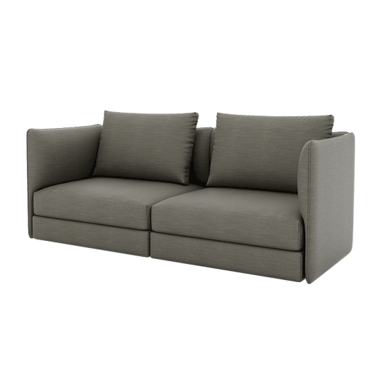 Bloom Small Two-Seat Straight Sofa showing with 2 cushions