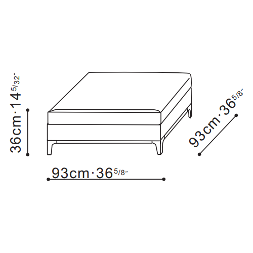 Crescent Small Ottoman