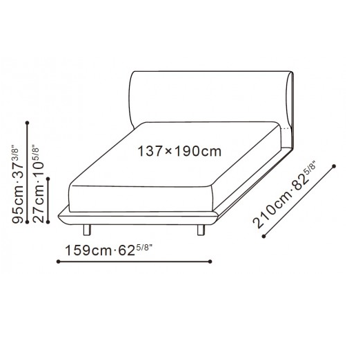 Elan Double Bed