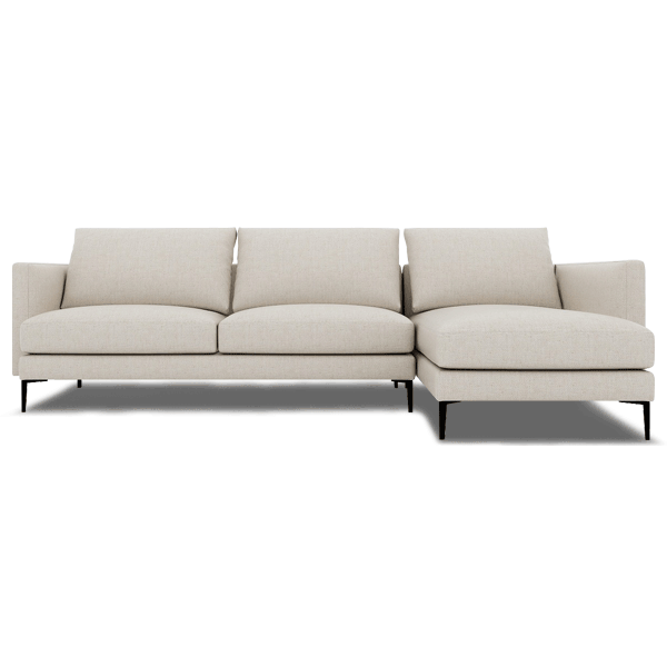 Notting L-Shape Sofa (right shaped) in canvas fabric