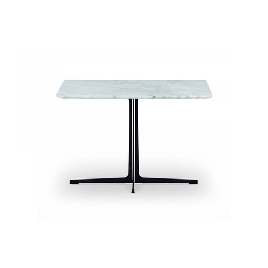 Vary Square Side Table in Carrara Marble