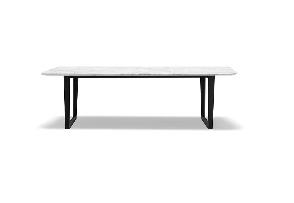 Verge 180cm Carrara Marble Dining Table